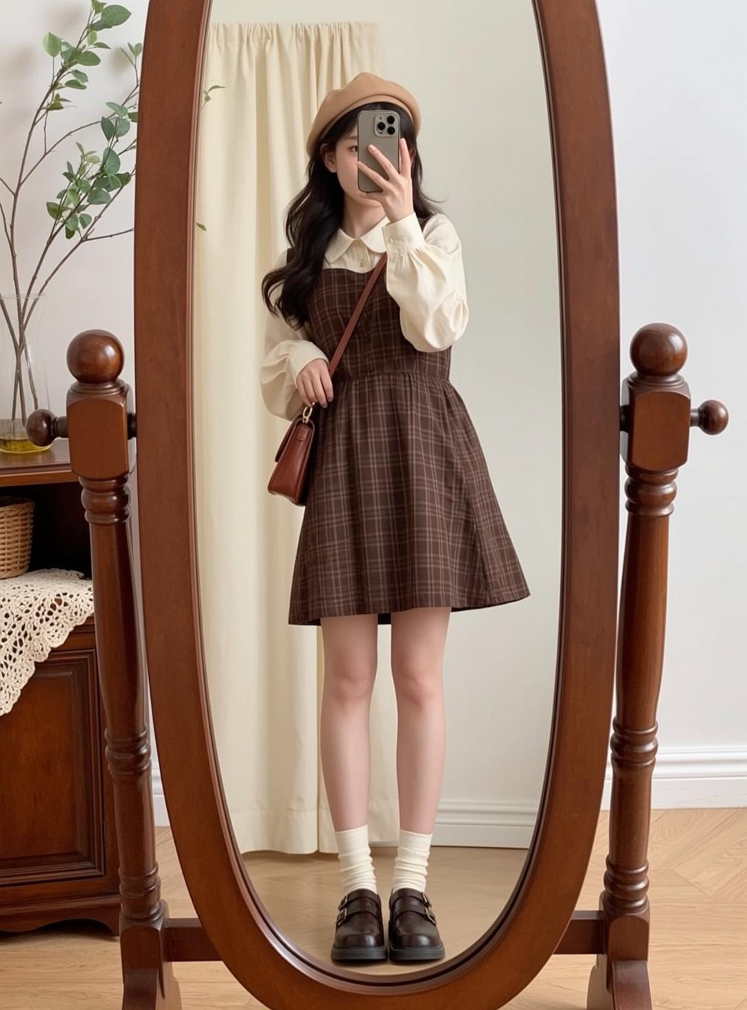 Autumn Young Long Wavy Dark Brown Fair
