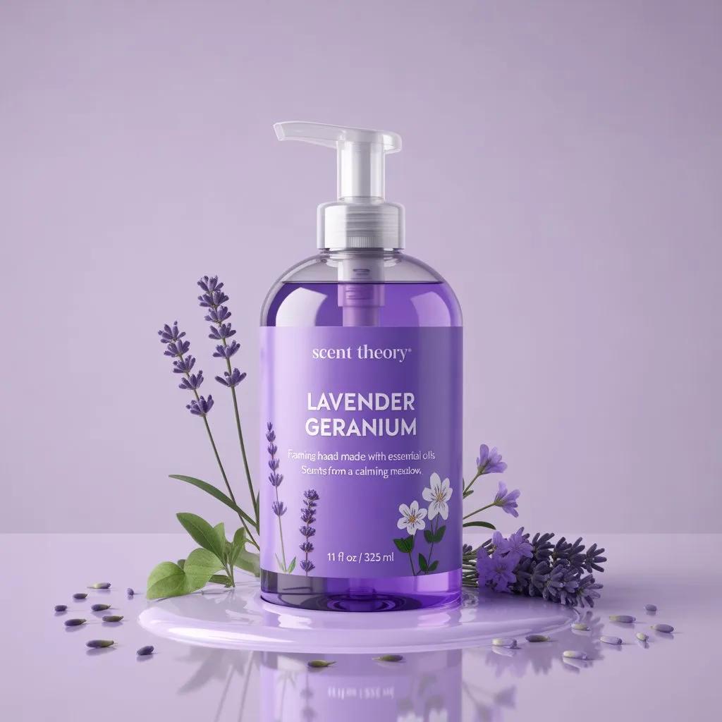 Product Design Lavender Liquid Milk Puddle