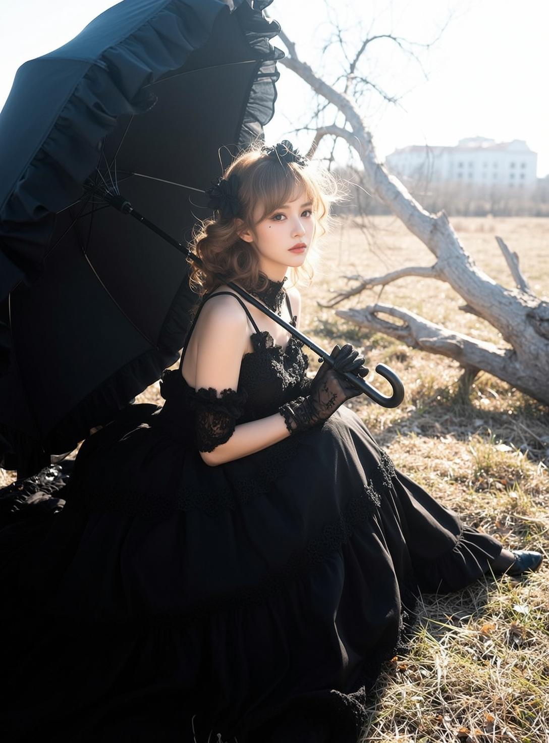 Gothic Umbrella Dress
