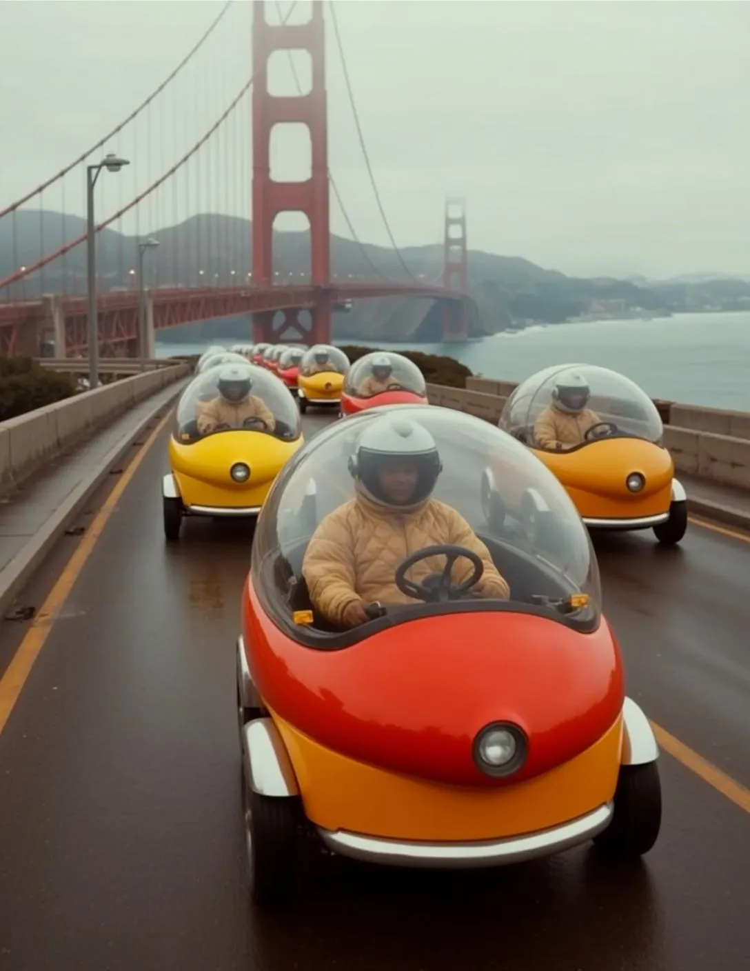 Bubble Car Bridge Drive