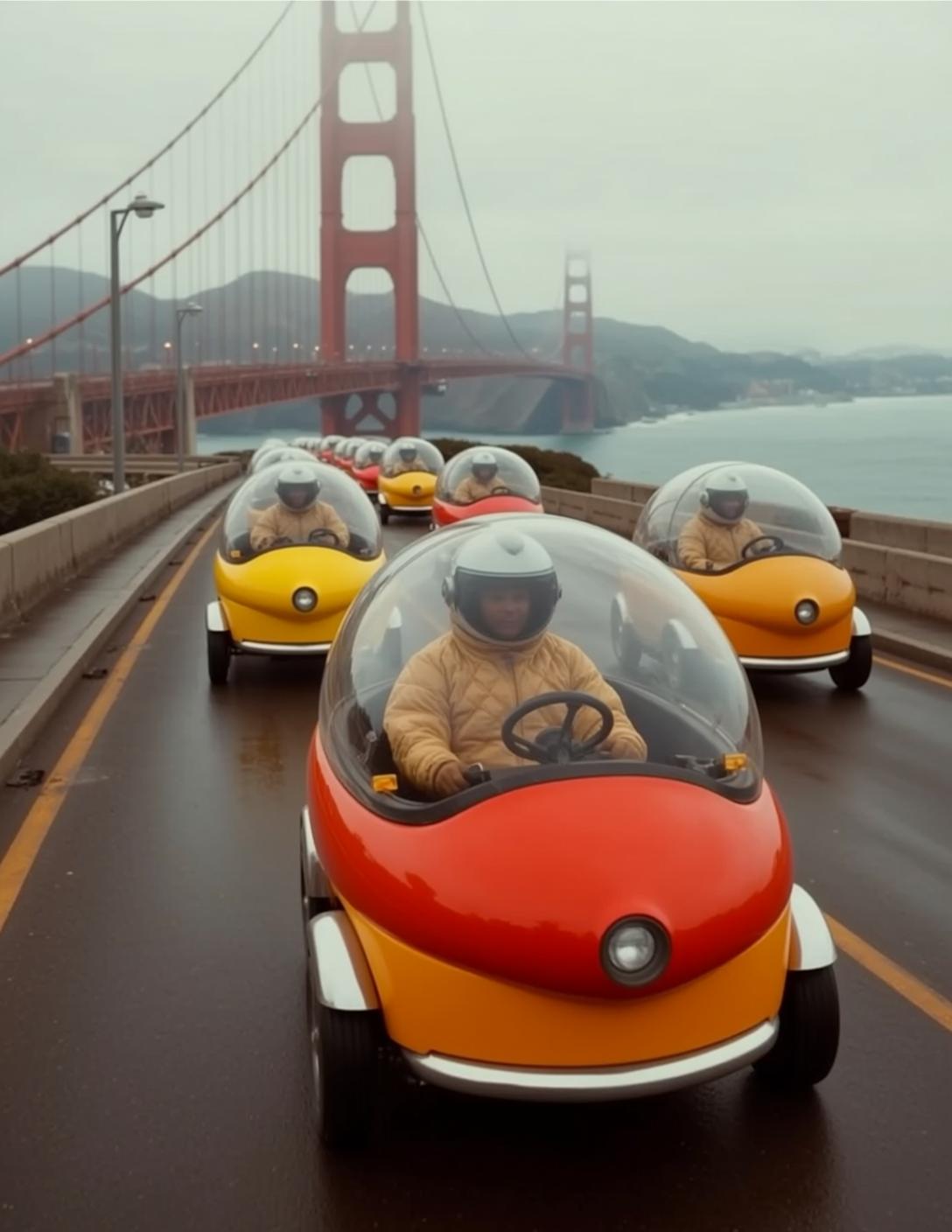 Bubble Car Bridge Drive