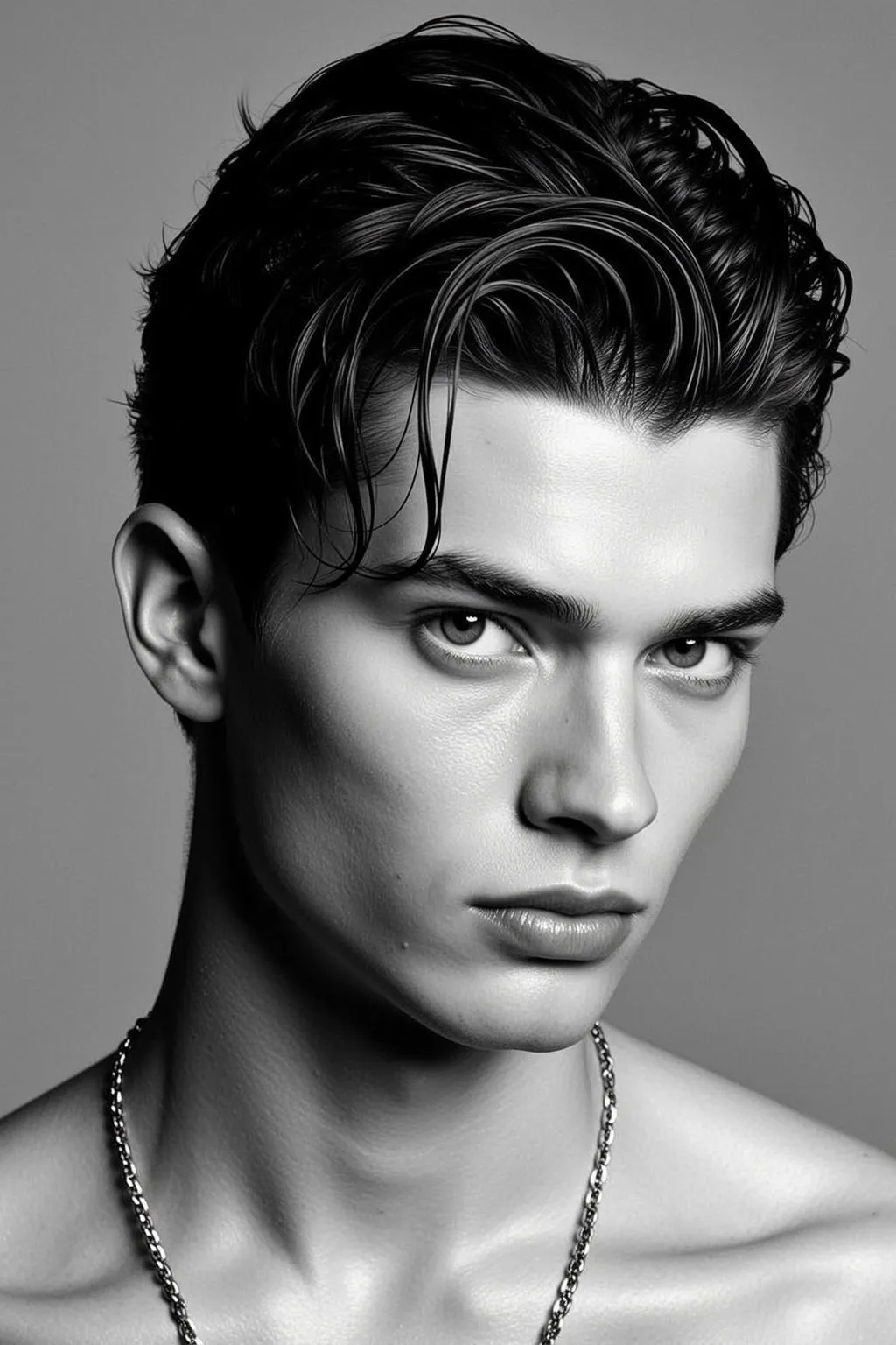 Necklace In Styled Portrait