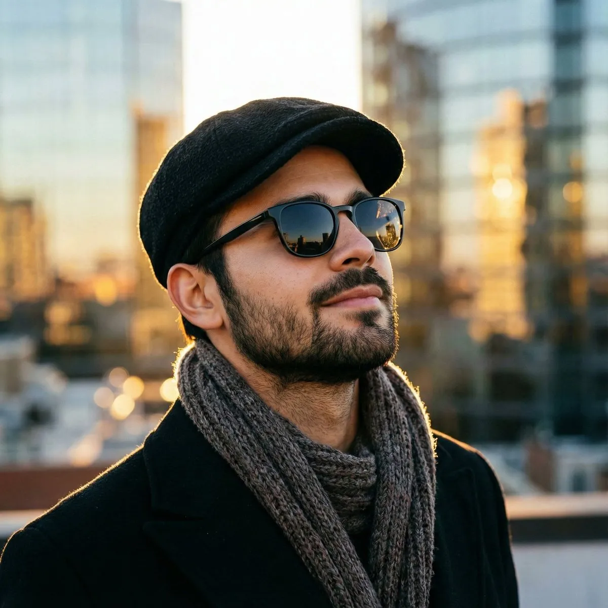 Sunglasses In Fashion Portrait