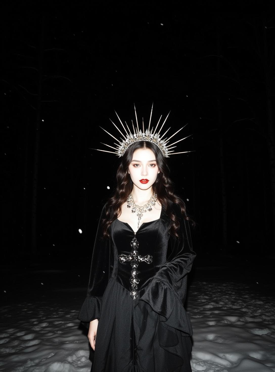Crowned Velvet Corset