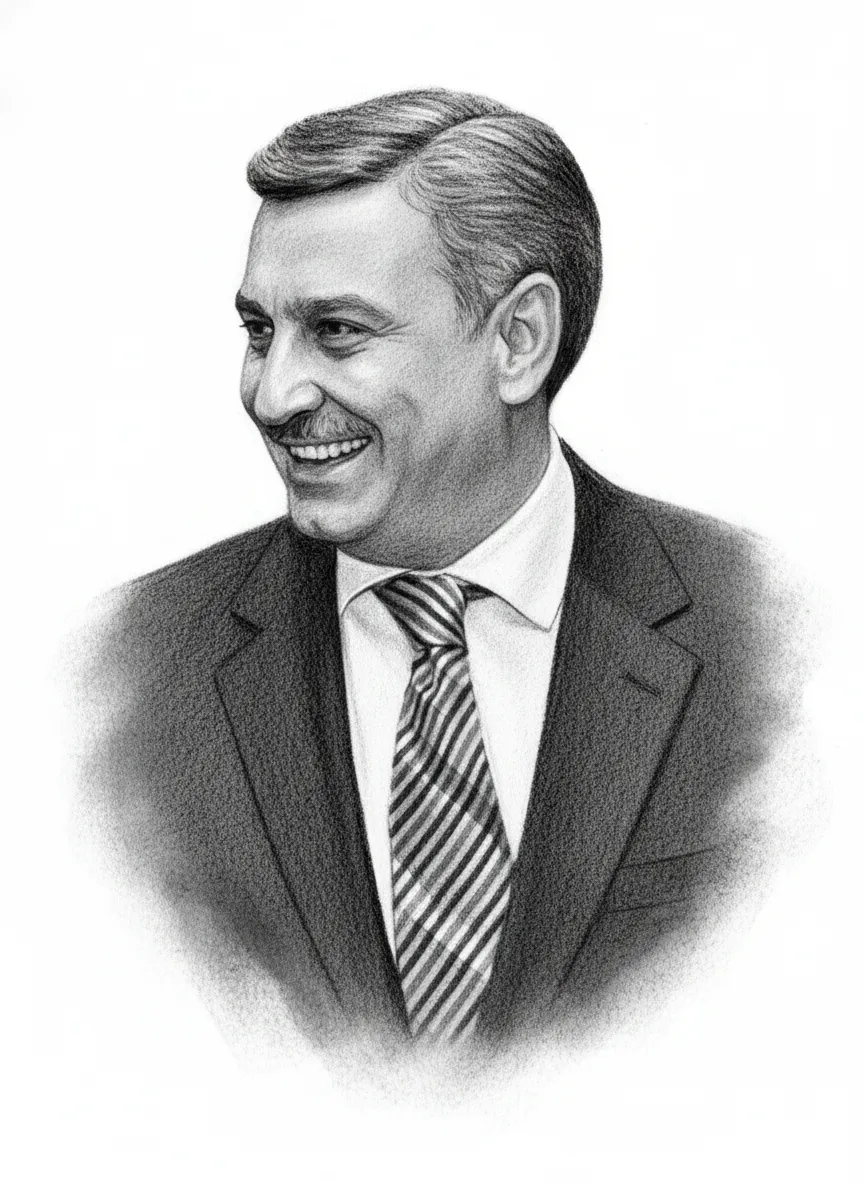 Realistic Charcoal Portrait