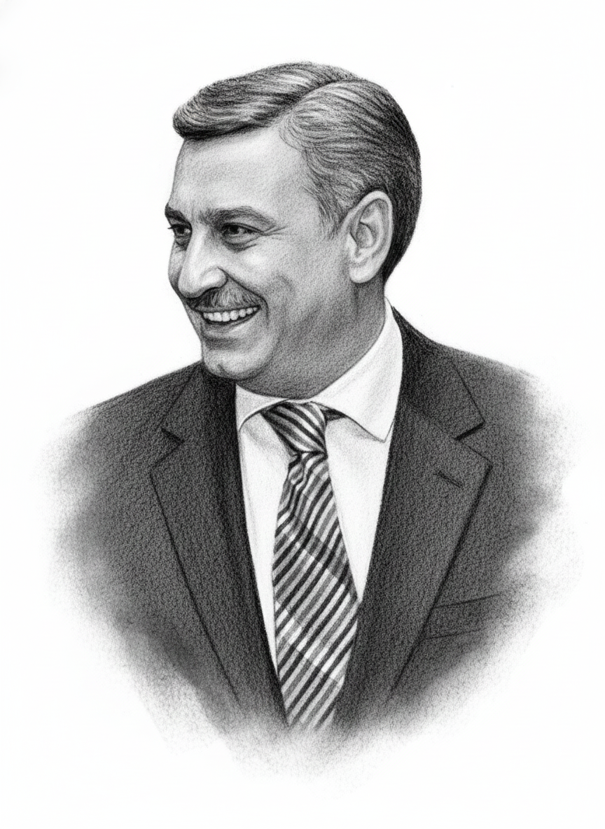 Realistic Charcoal Portrait