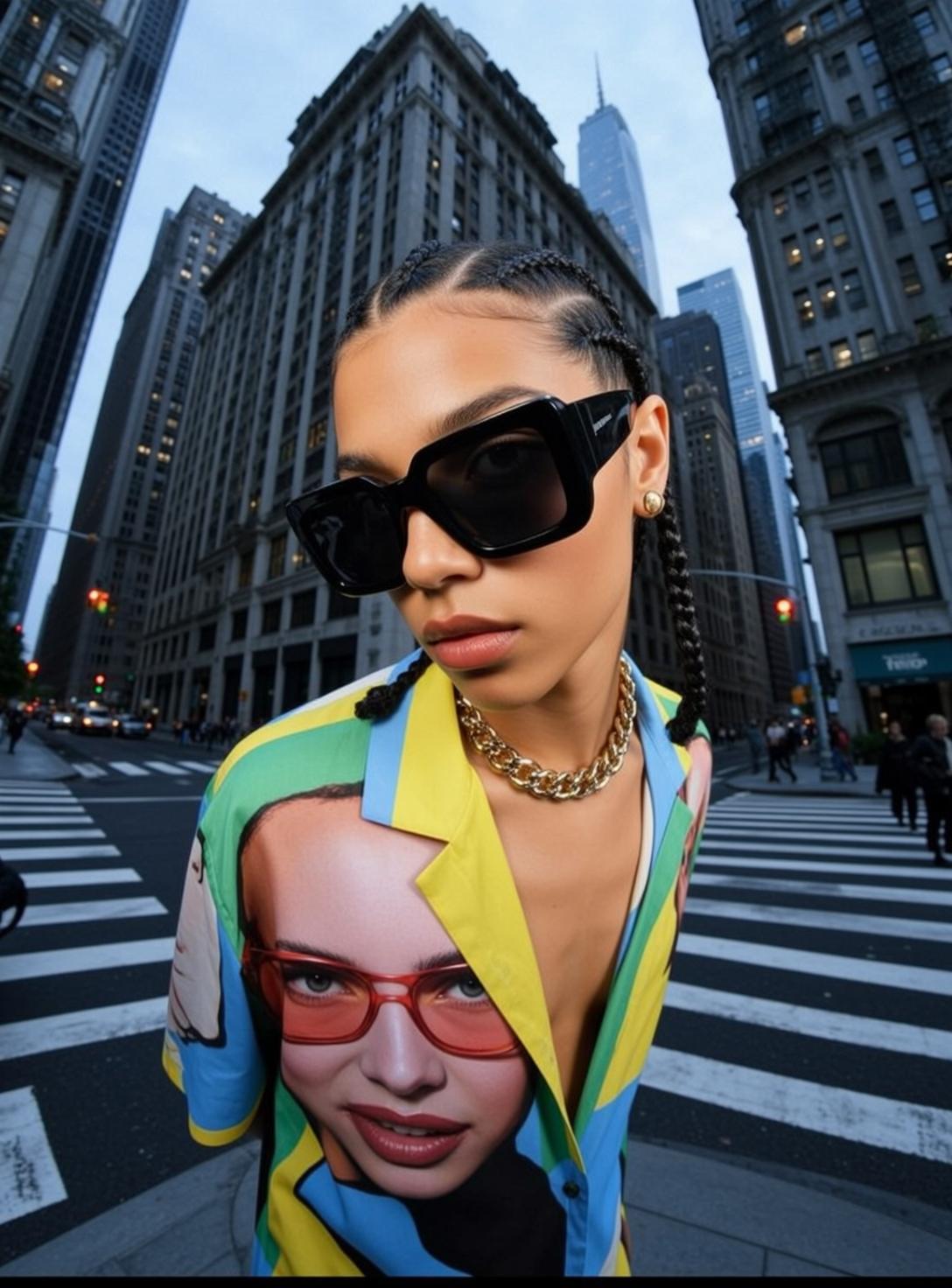 Graphic Shirt City Crosswalk Style