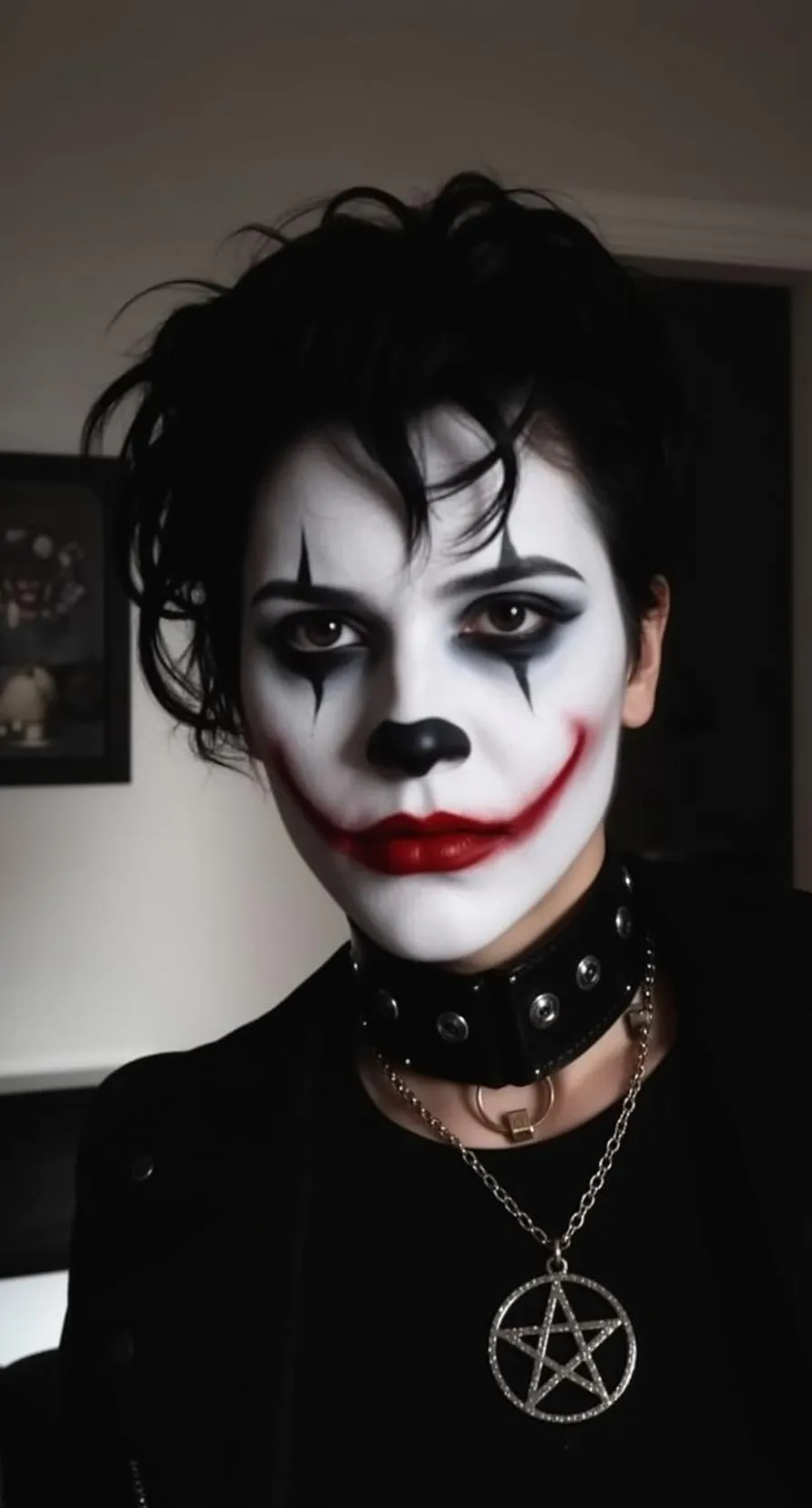 Clown Makeup Gothic Portrait