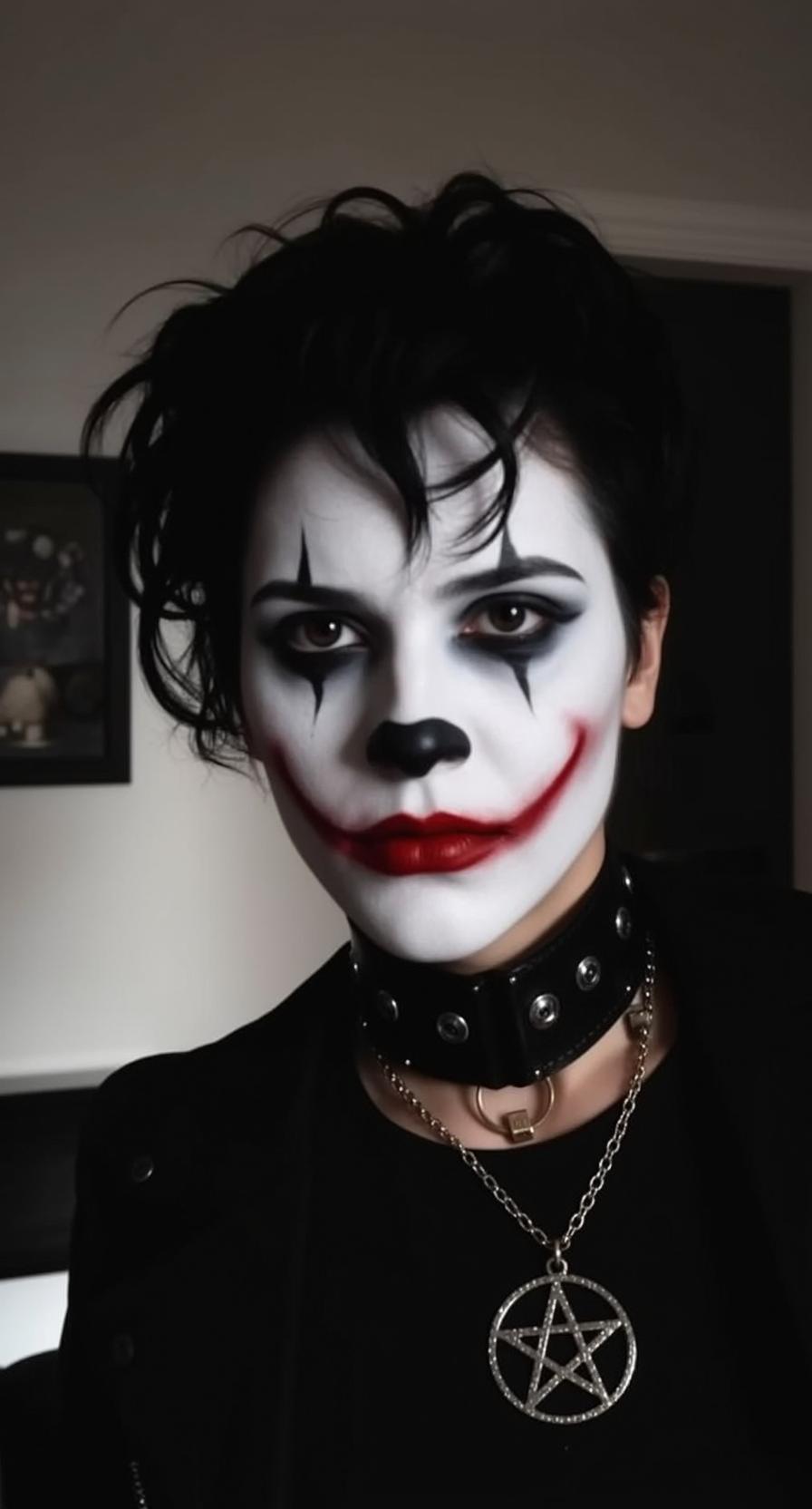 Clown Makeup Gothic Portrait