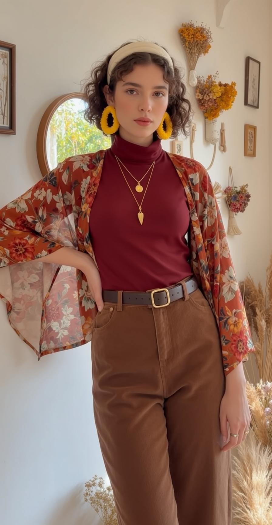 Autumn Young Short Curly Dark Brown Fair