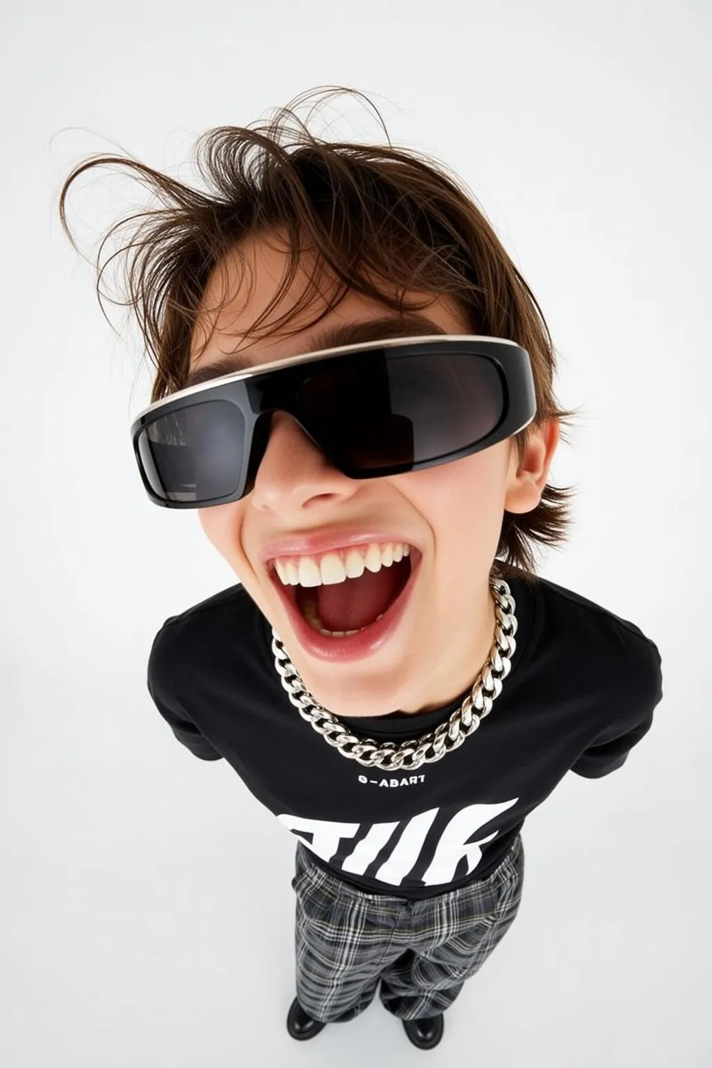 Sunglasses And Necklace In The Studio