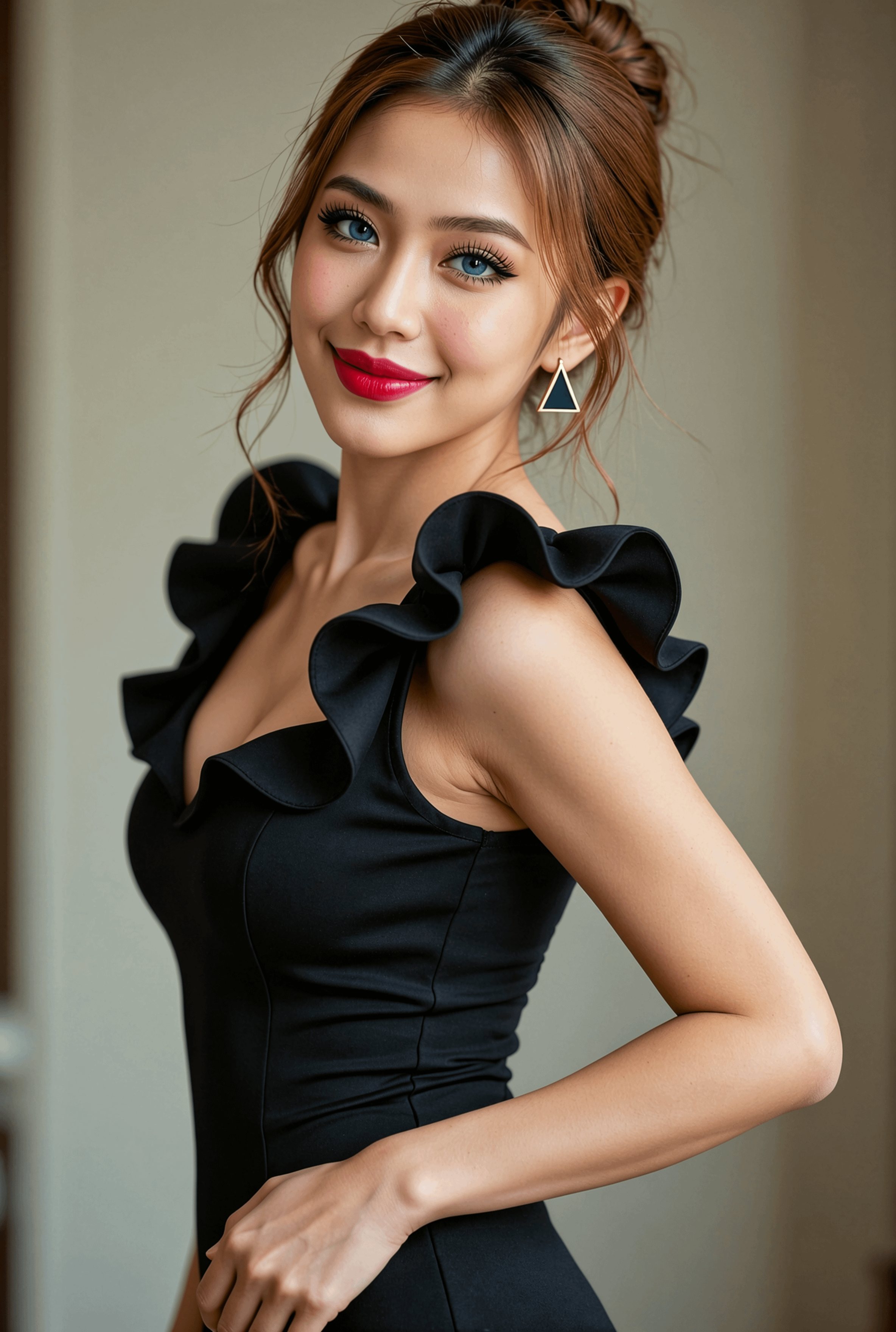 Is Captured In Polished Medium Date Night She