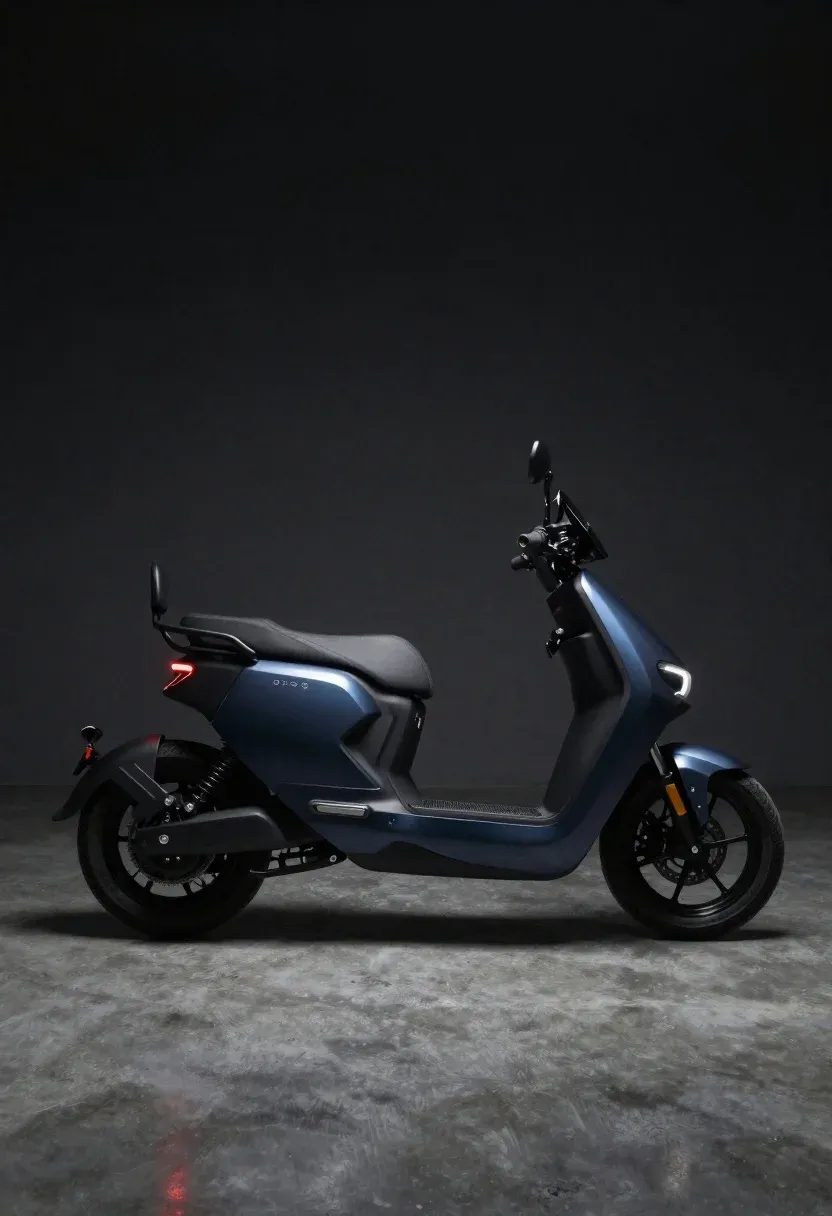 Subject Sleek Modern Electric Motorcycle With Low-slung Design And Smooth