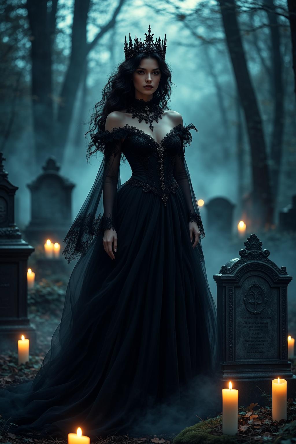 Black Crown Corset