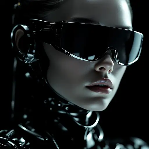 Reflective Android Portrait