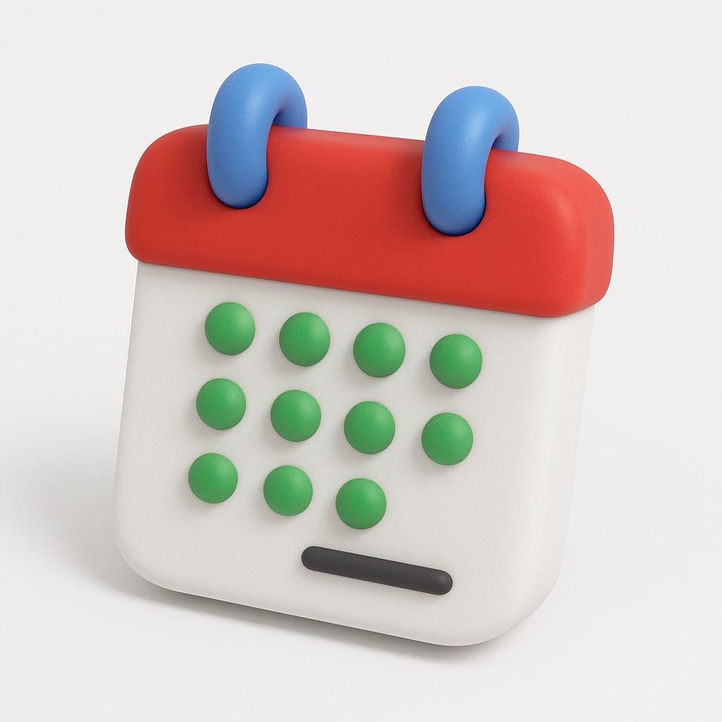 3d Rendered Cartoon Icon Smooth Plastic Texture