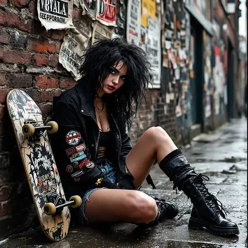 London Punk Female Portrait