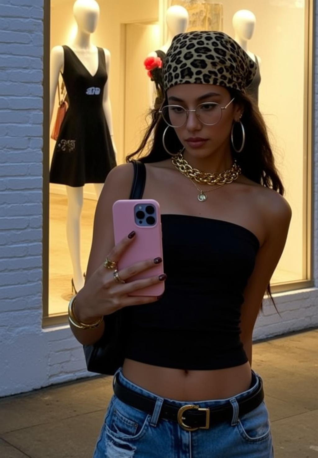 Casual Young Long Dark Wavy Tan Black