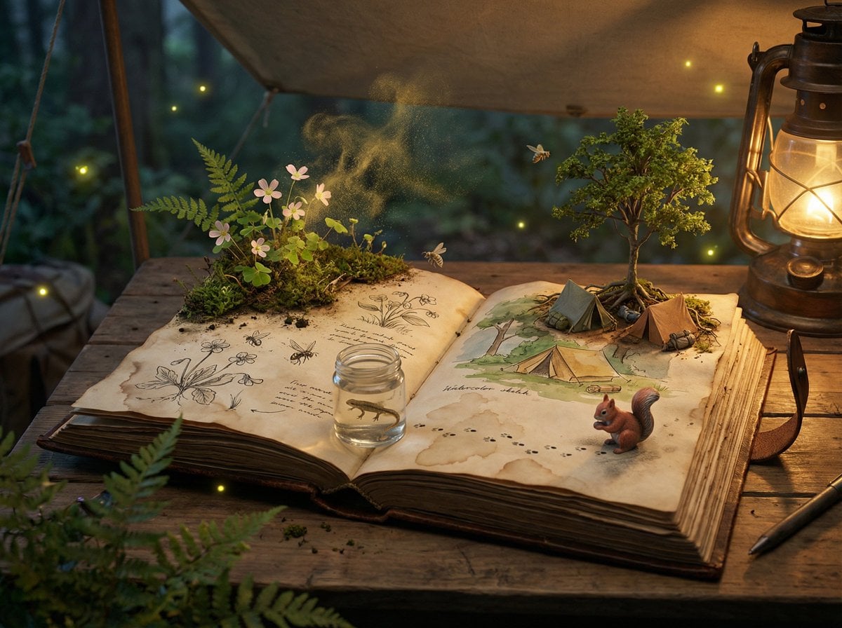 Field Journal Erupts Into Living Ecosystems Naturalist Camp