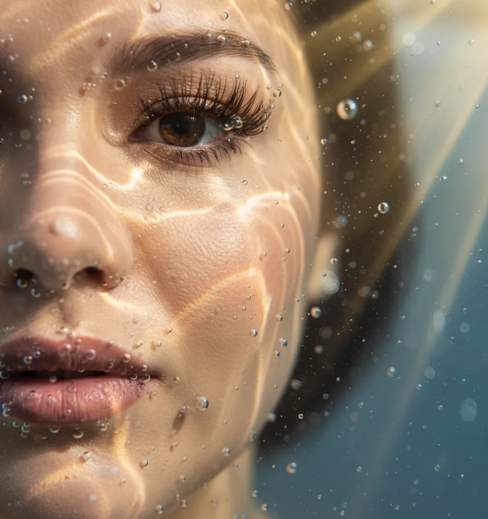 Underwater Close Up Portrait