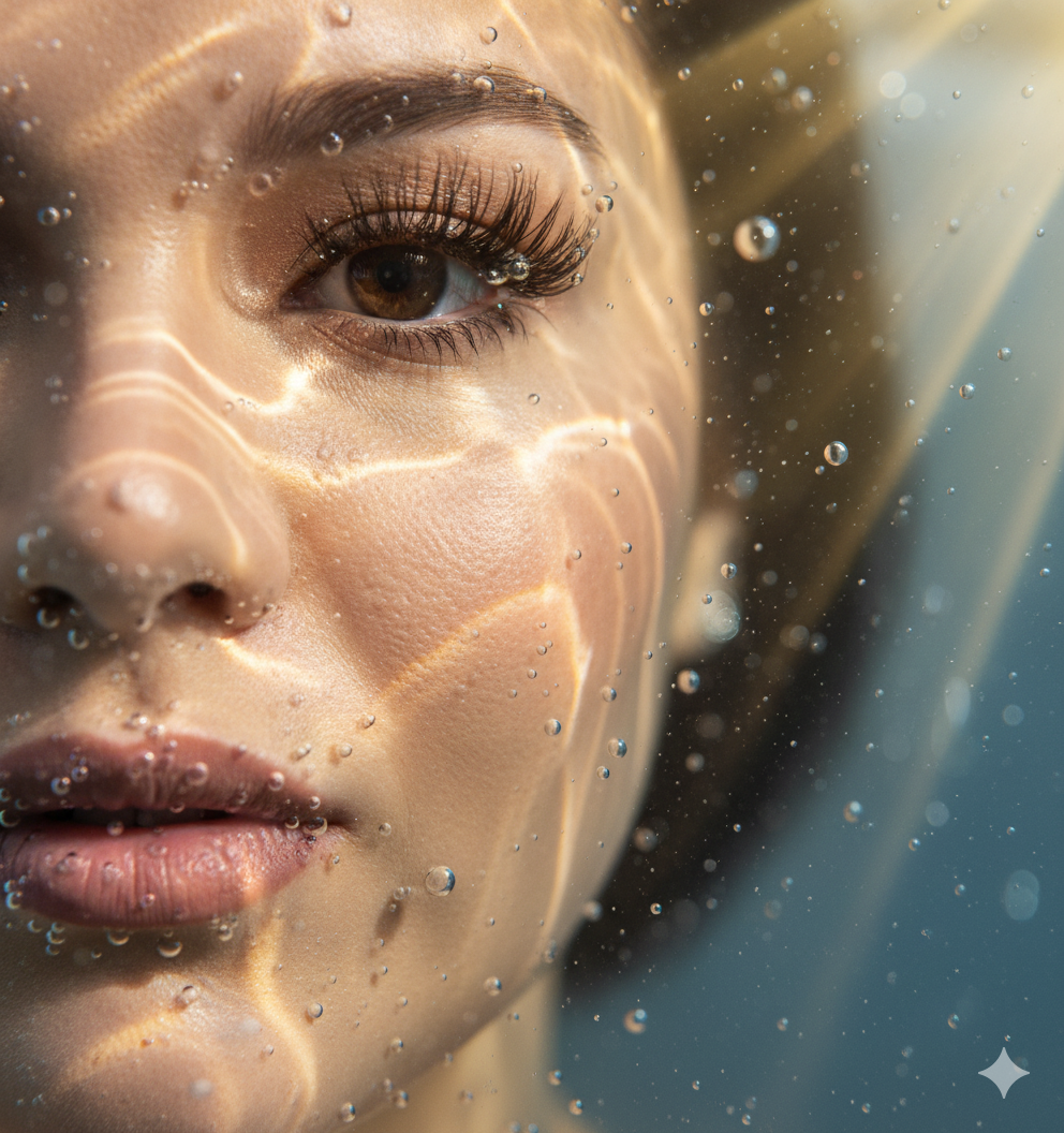 Underwater Close Up Portrait