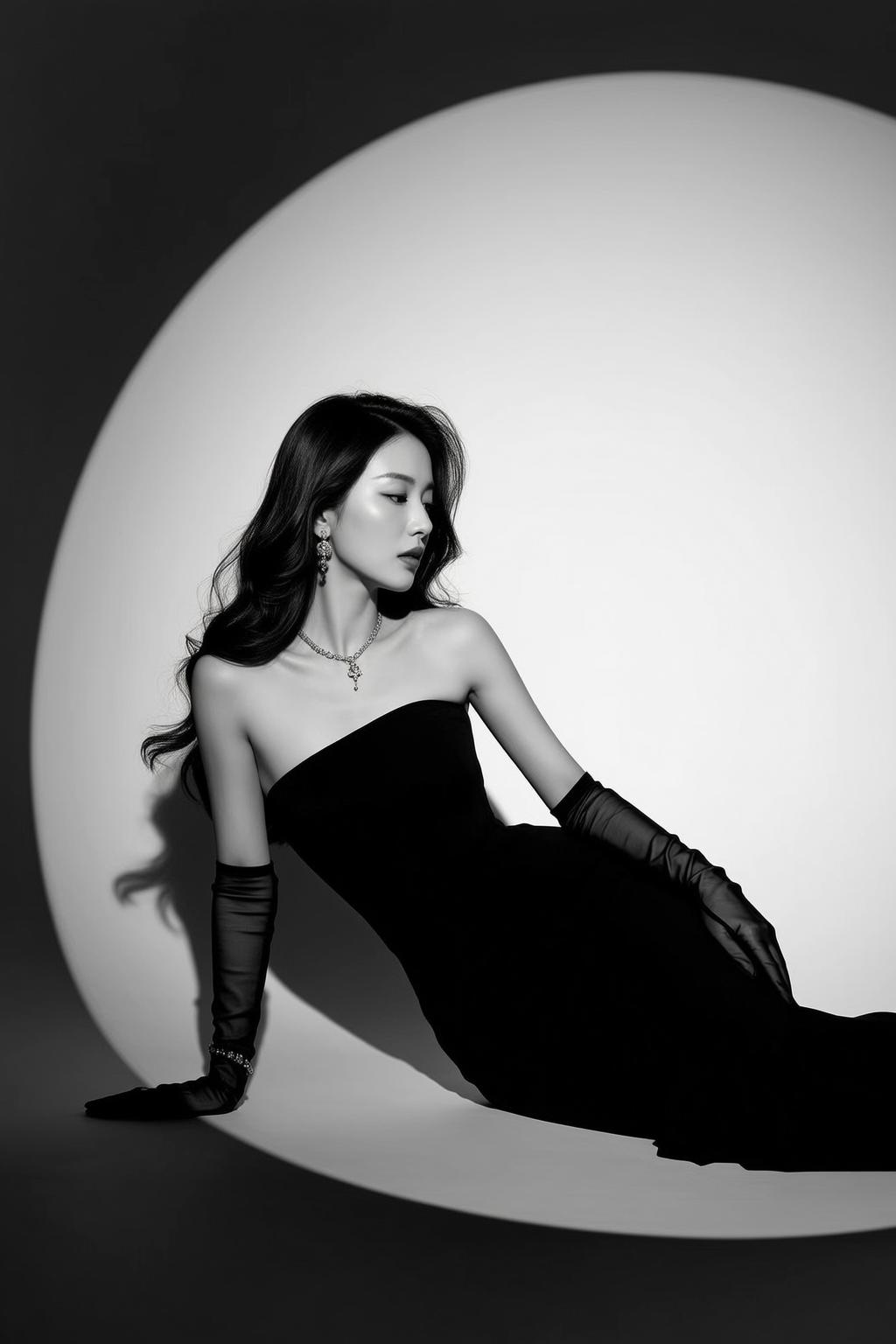 Black Dress on Studio