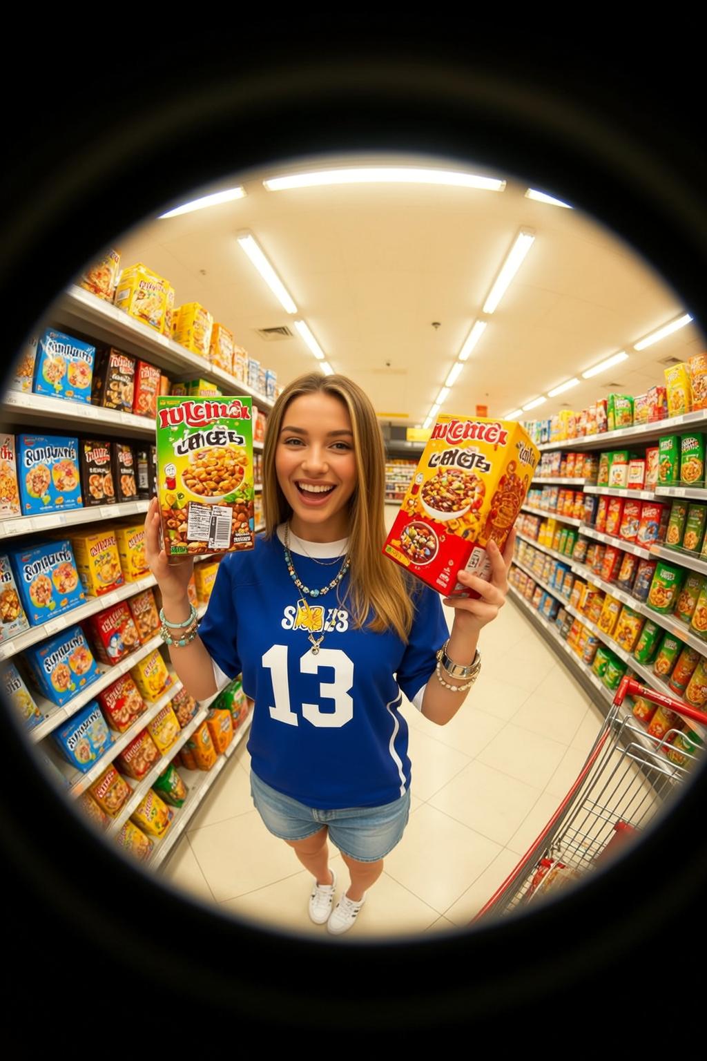 Supermarket Cereal Box Smile