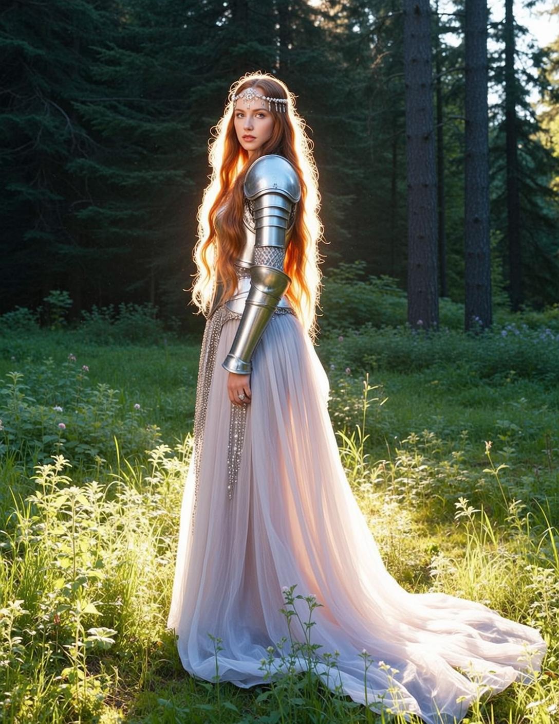 Fantasy Knight Meadow Portrait
