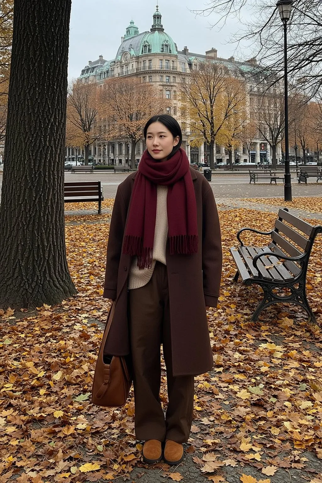 Autumn Young Asian Black Straight Shoulder-length Fair