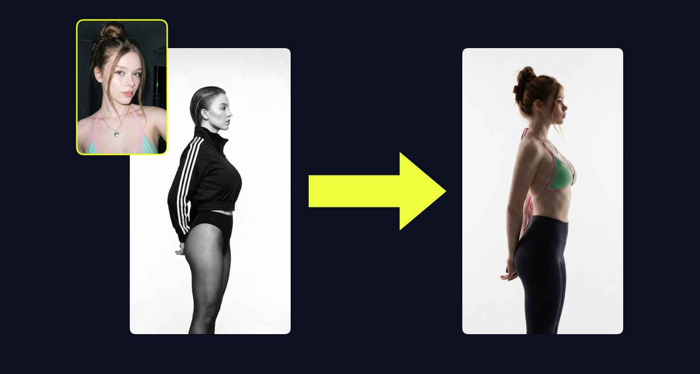 Mila remix walkthrough for Black Tracksuit Jacket Side Profile Pose