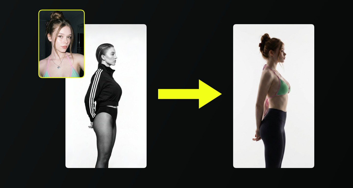Mila remix walkthrough for Black Tracksuit Jacket Side Profile Pose