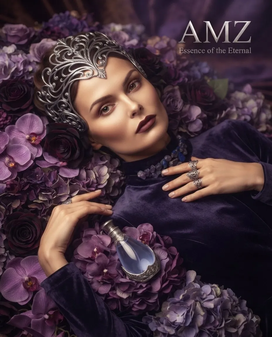 Necklace In Styled Portrait