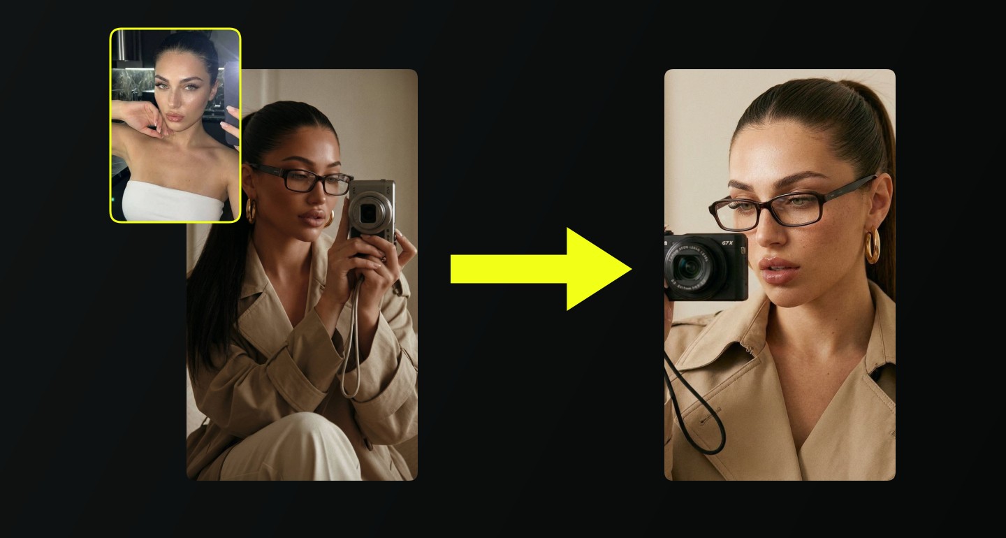 Lily remix walkthrough for Stylish Woman Mirror Beige Trench Coat Camera
