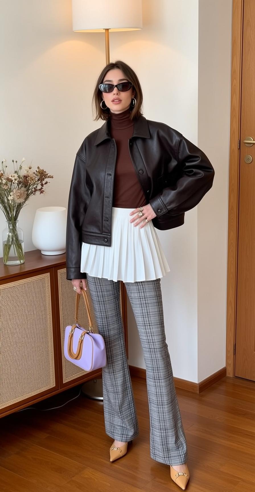 Casual Young Dark Brown Shoulder-length Straight Fair