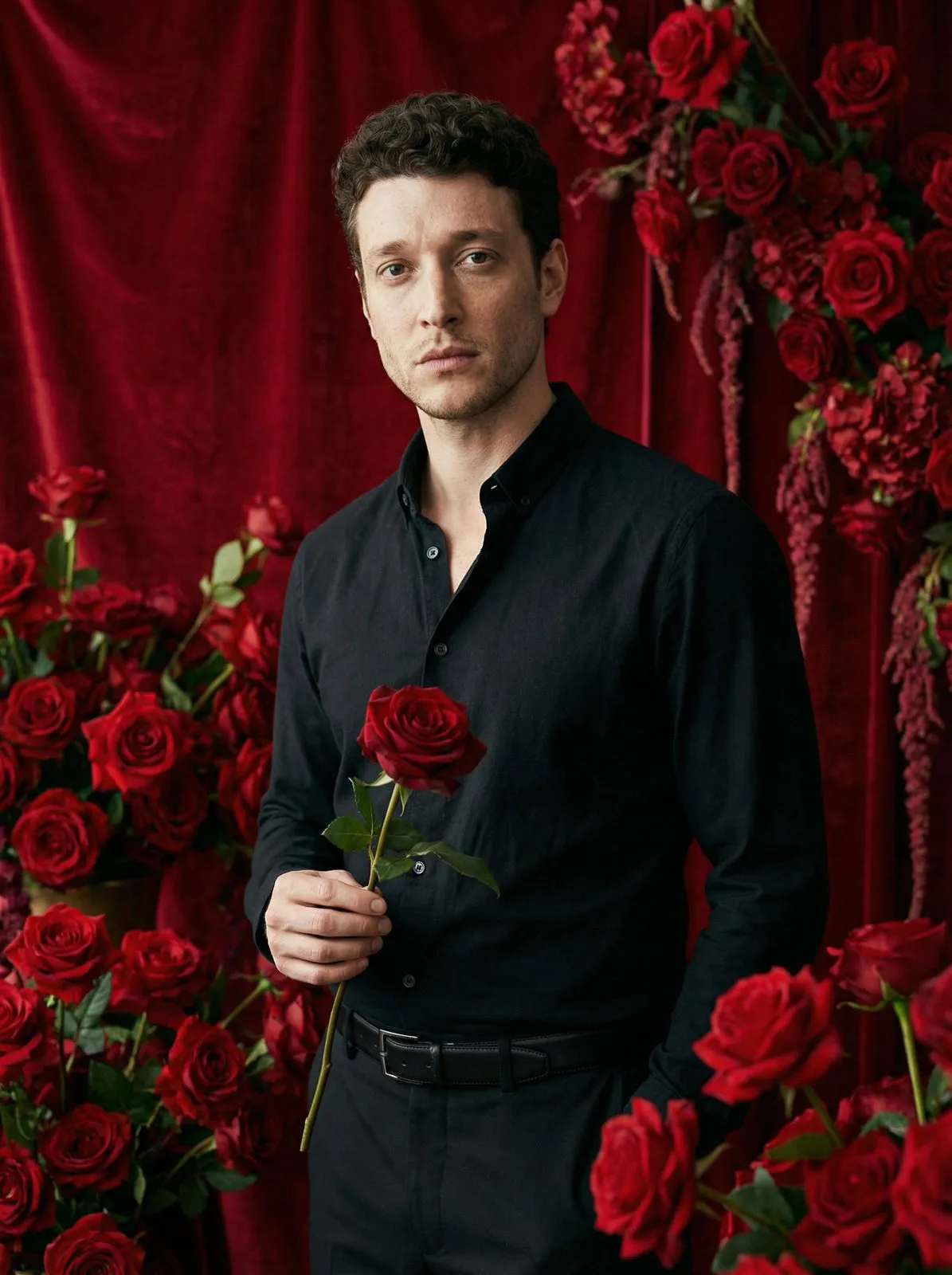 Man Red Rose Velvet Room