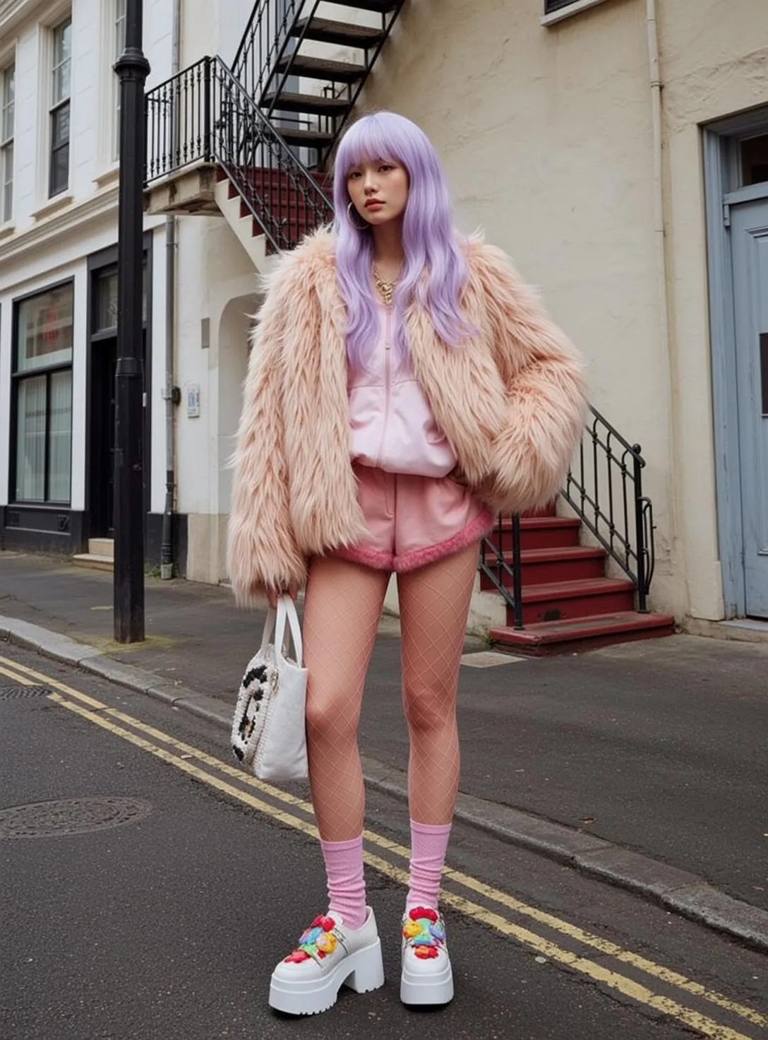 Necklace On An Urban Street