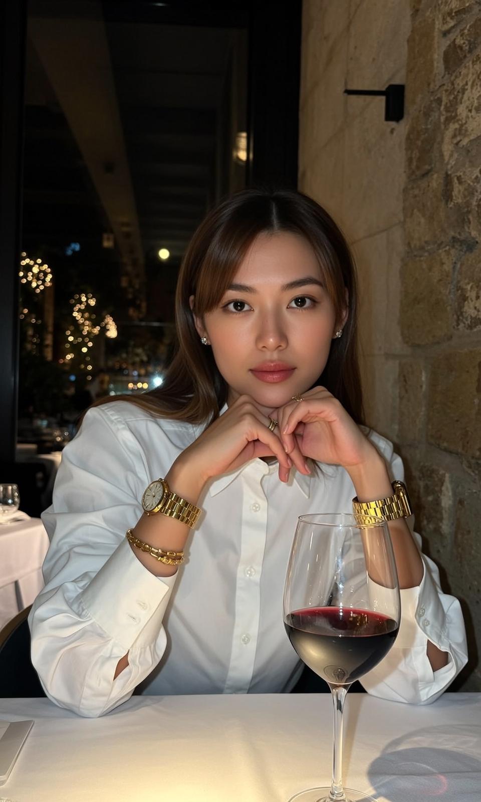 Explore Young Asian Brown Shoulder-length Bangs Fair