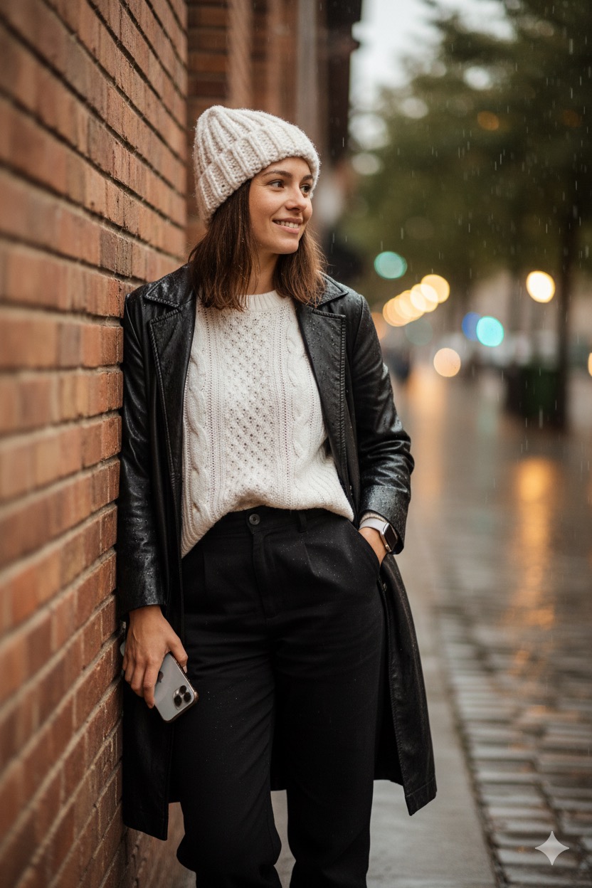 Rainy Urban Portrait
