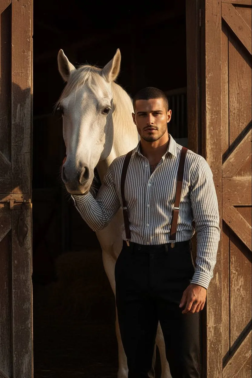 Barn Horse Portrait