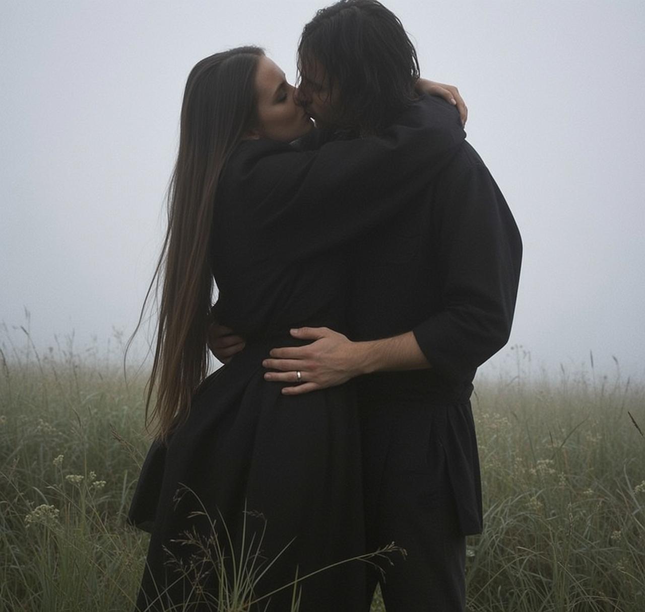 Gothcore Recreate This Scene Prompt Description Couple