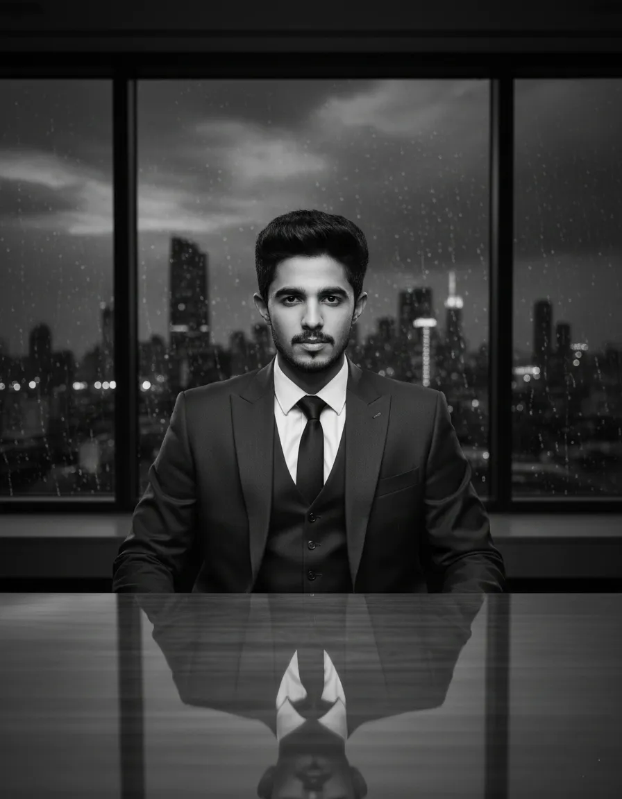 Ceo Portrait In Black And White