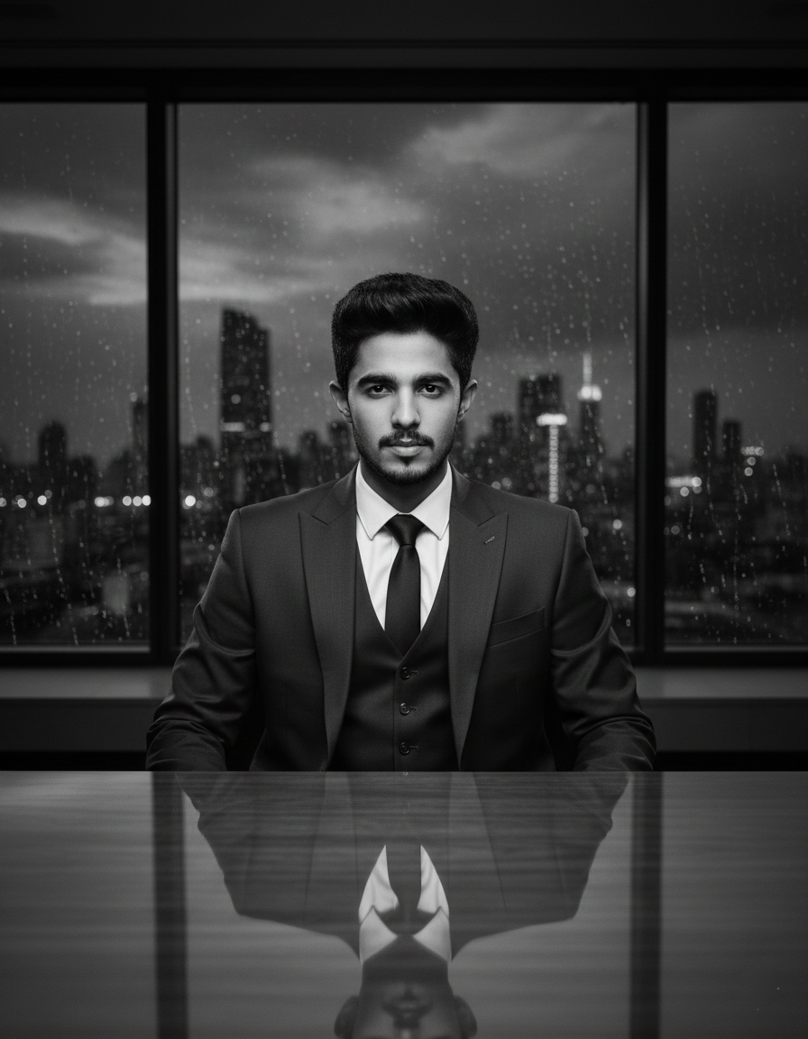 Ceo Portrait In Black And White