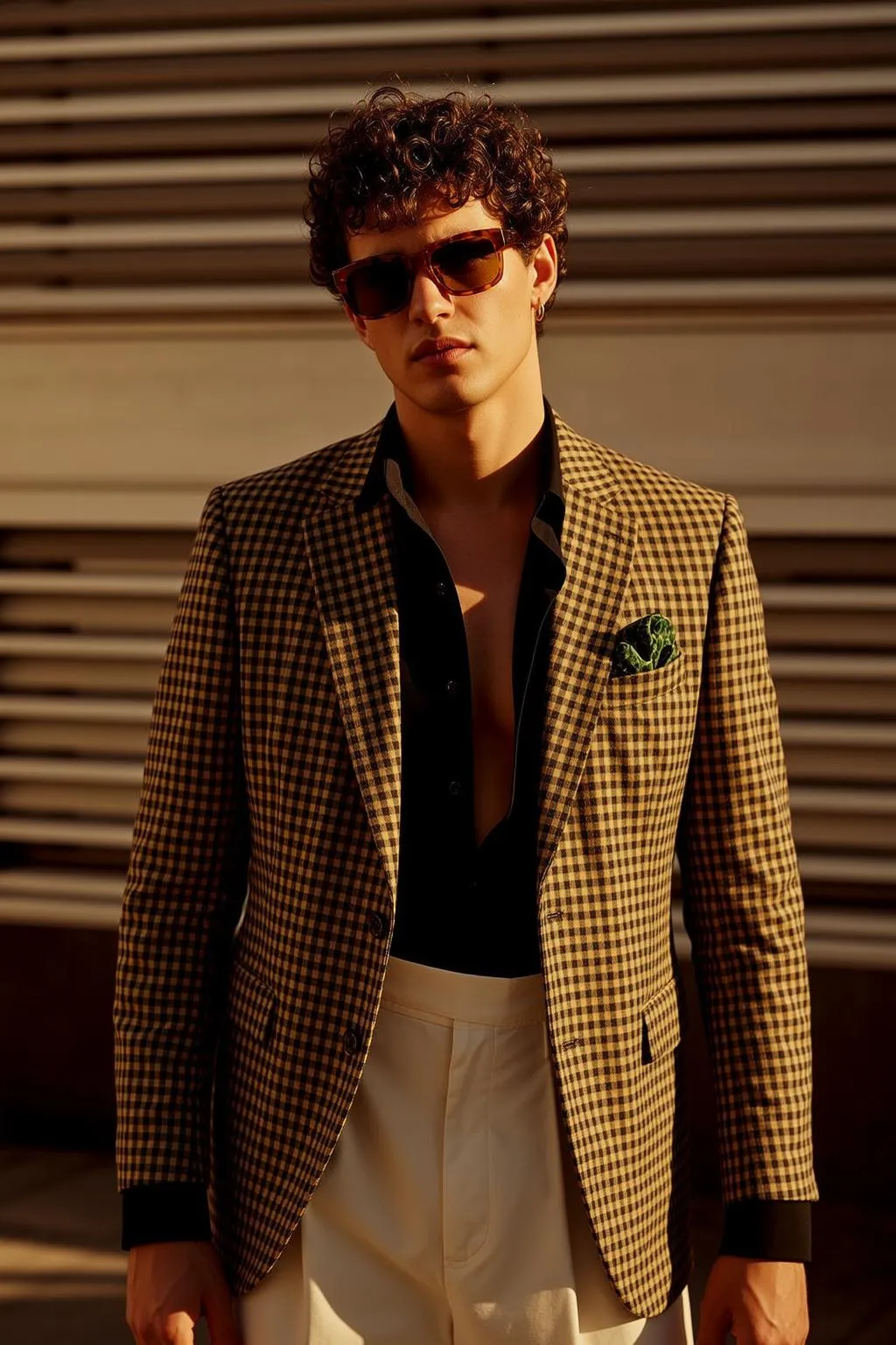 Sunglasses In Outdoor Portrait