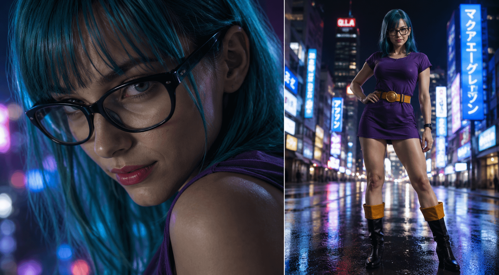Black Rimmed Glasses In Camera