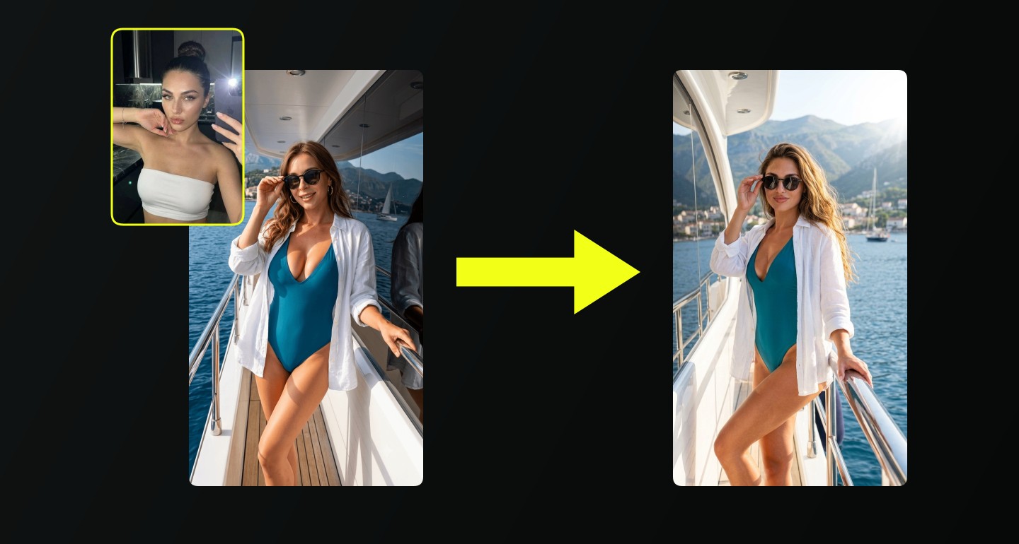 Lily remix walkthrough for Elegant Woman On Luxury Yacht Sunny Day