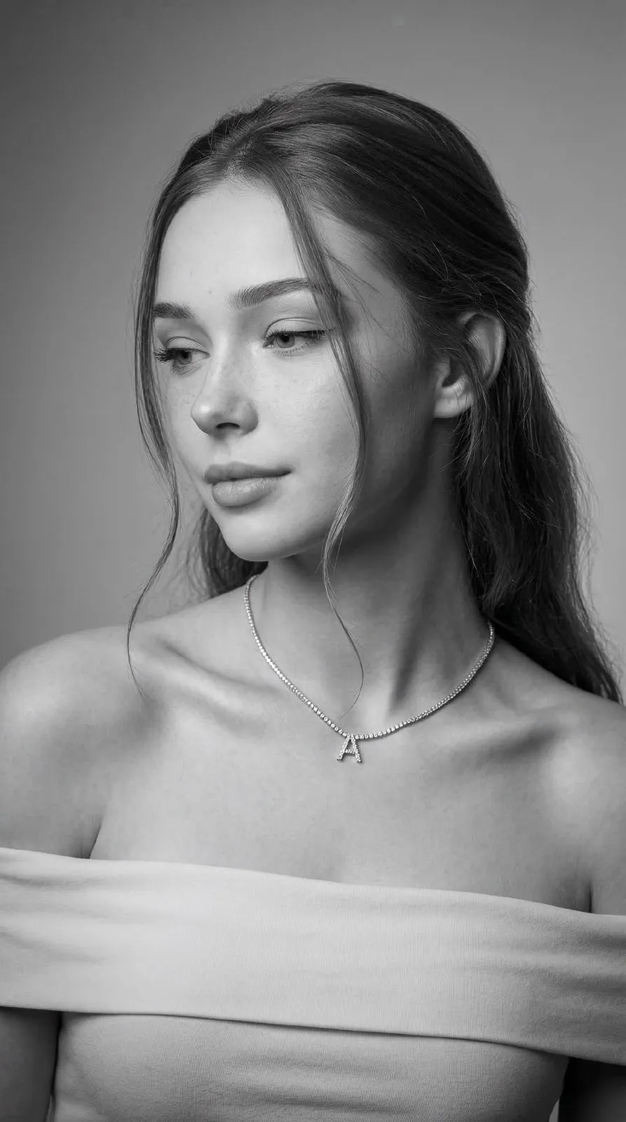 Makeup And Necklace In Styled Portrait