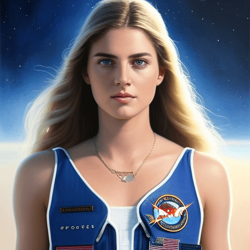 Blue Space Vest Cosmic Desert