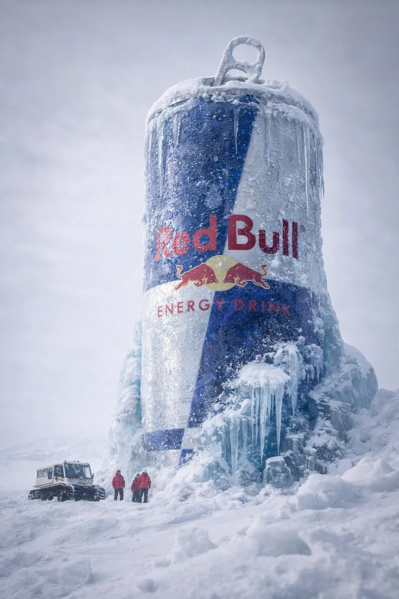 Arctic Monster Energy Ice Monument
