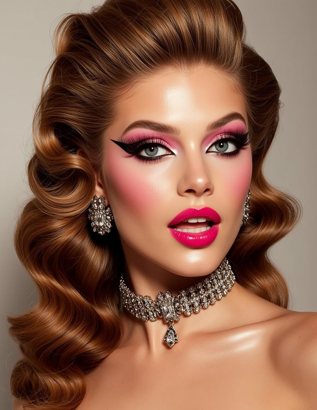 Photorealistic Portrait Woman With Slight Head Tilt The Left Her