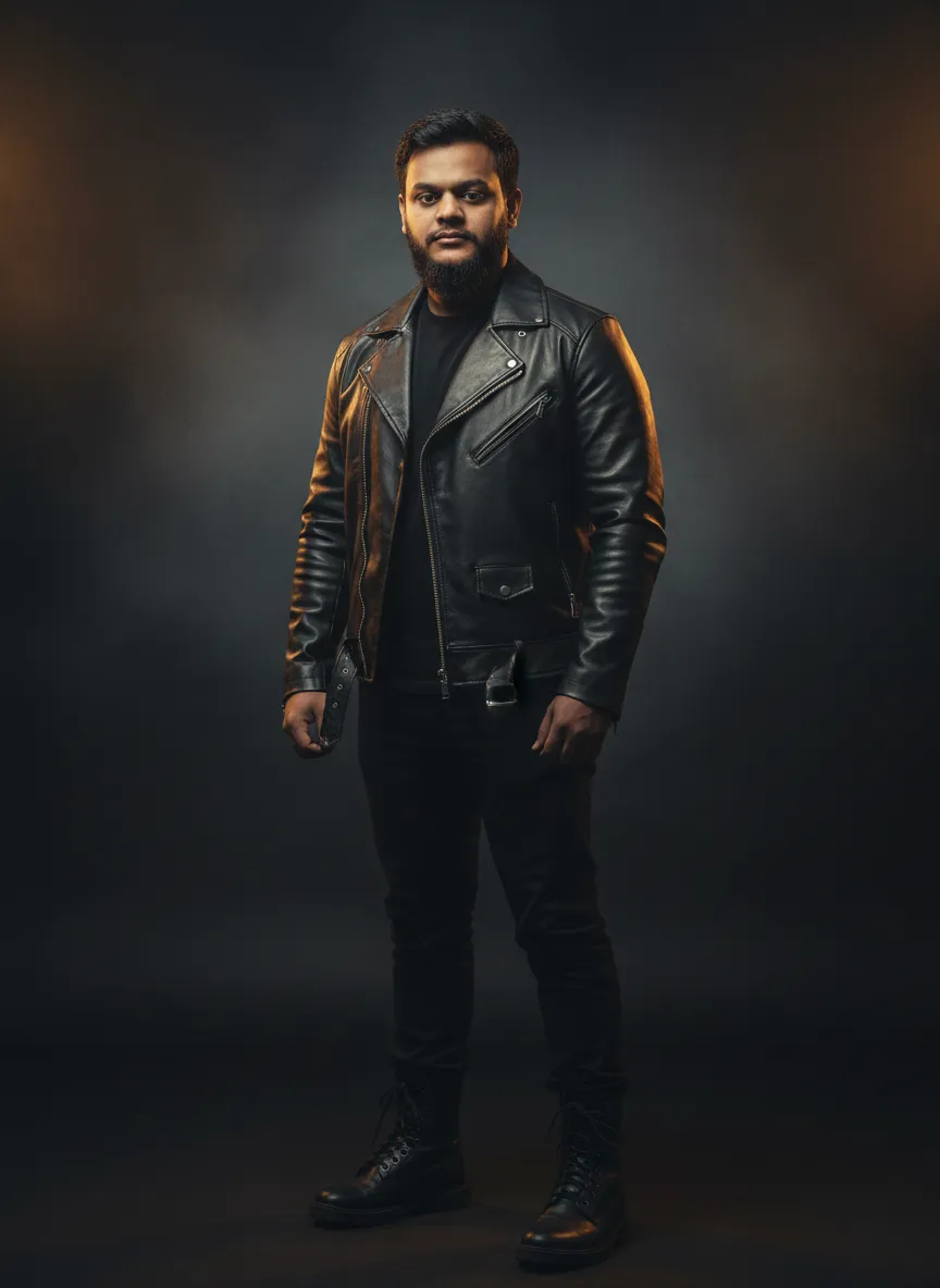 Handsome Portrait with Stylish Look